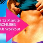 15 Minute CRUNCHLESS Core&Ab Workout! 