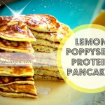 SKINNY Lemon Poppyseed Protein Pancakes